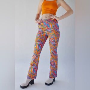 Another Girl Cynthia Swirl Pants Urban Outfitters Size L Large